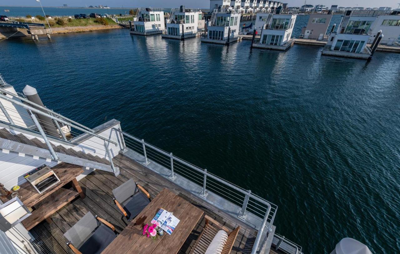 Вилла Schwimmendes Haus 10 Grad Ost Ольпениц Экстерьер фото